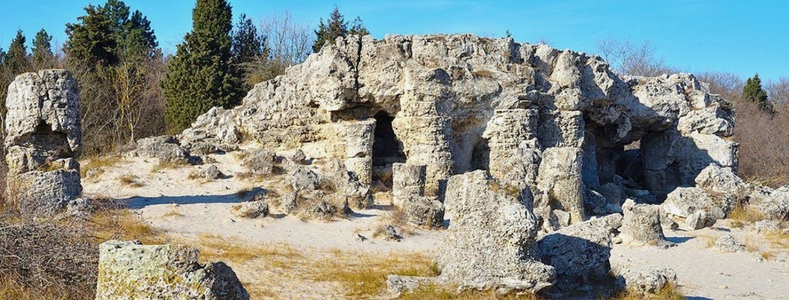 Formations rocheuses proches de Varna